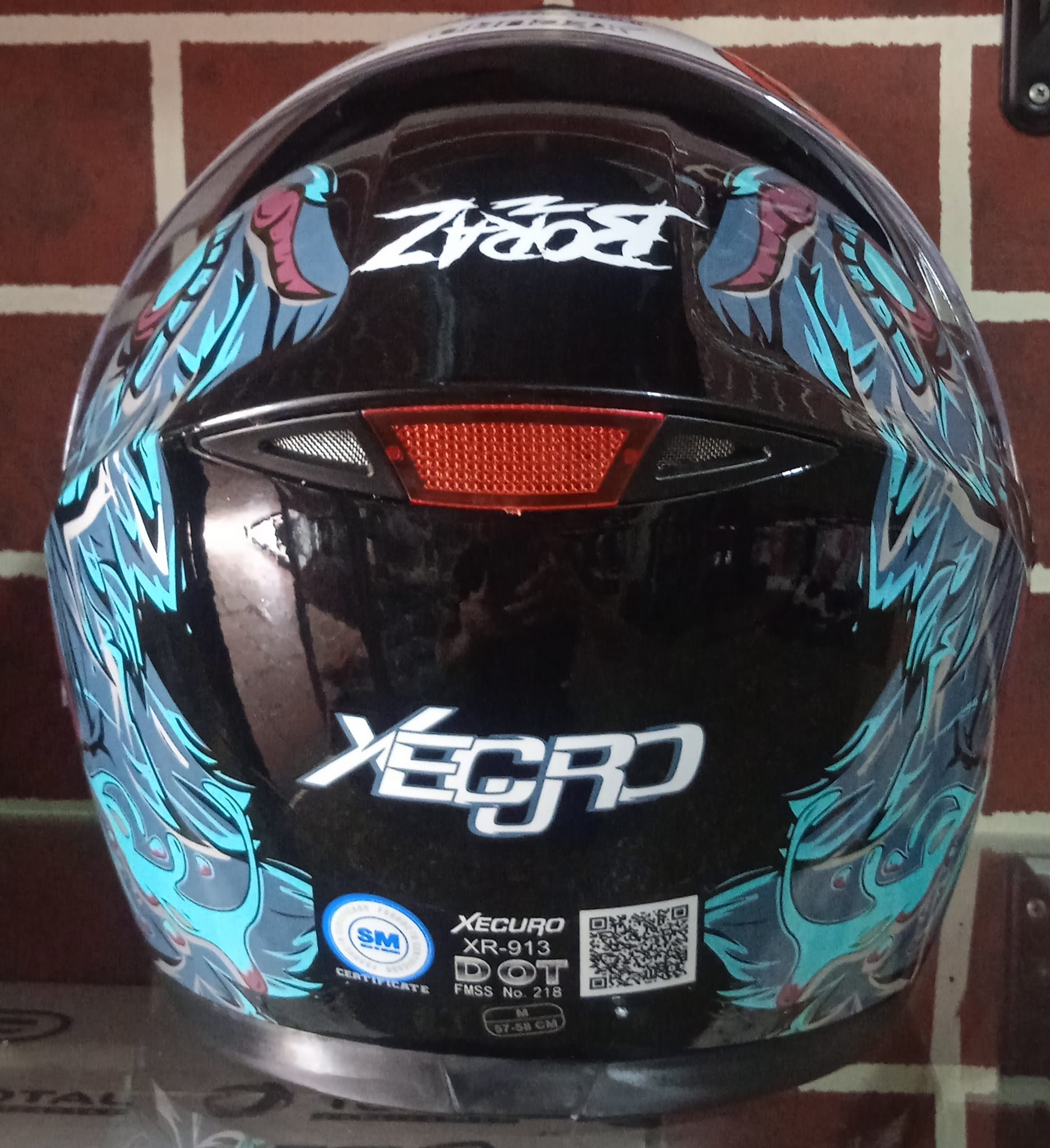 Casco Abatible XR-913 vista trasera
