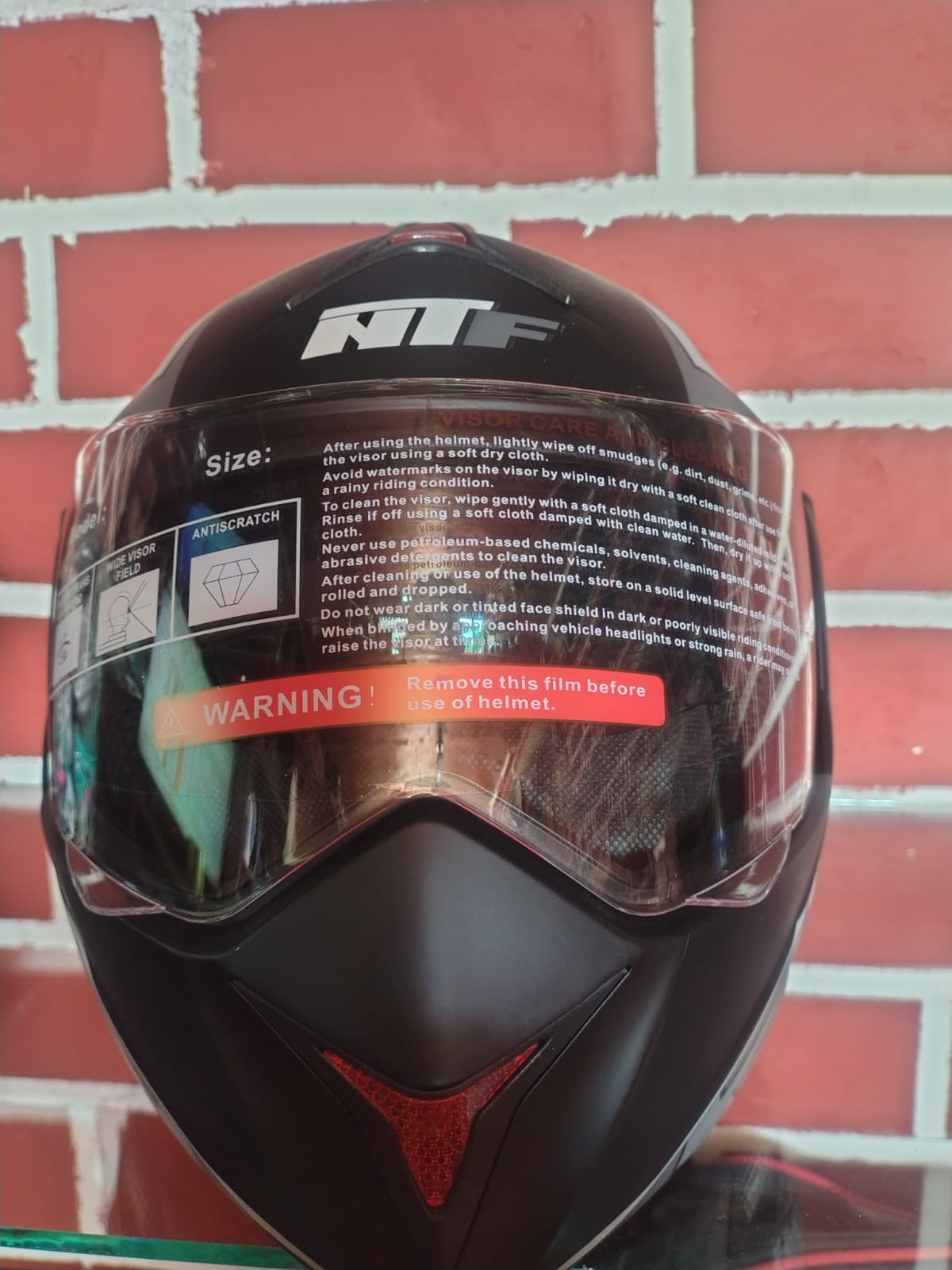 Casco Abatible NTF vista delantera