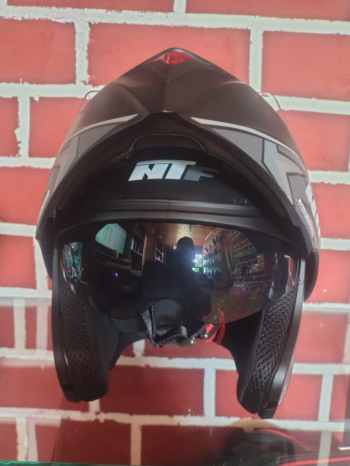 Casco Abatible NTF vista delantera