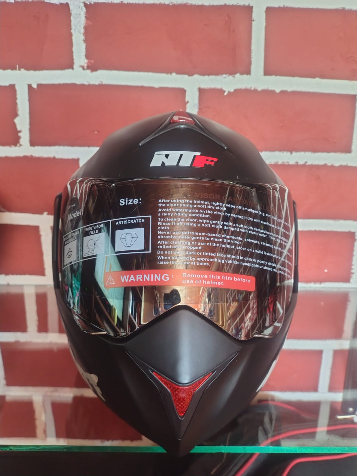 Casco Abatible NTF vista delantera