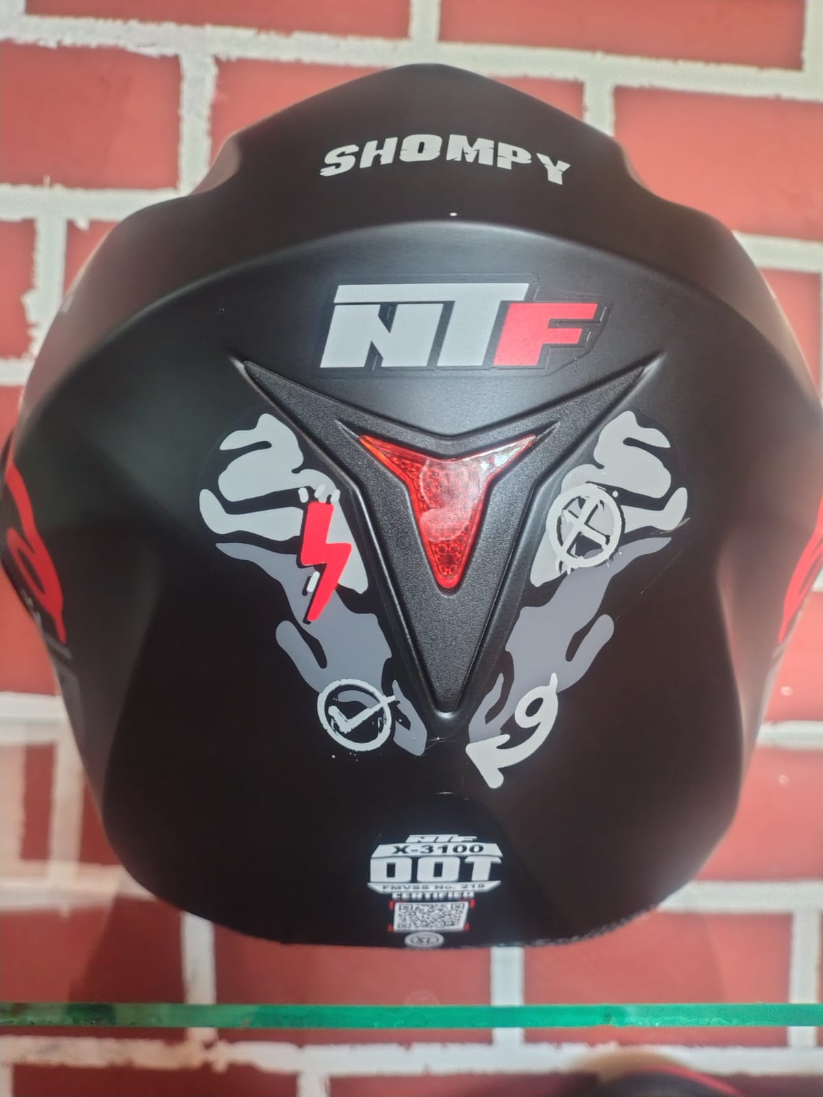 Casco Abatible NTF vista delantera