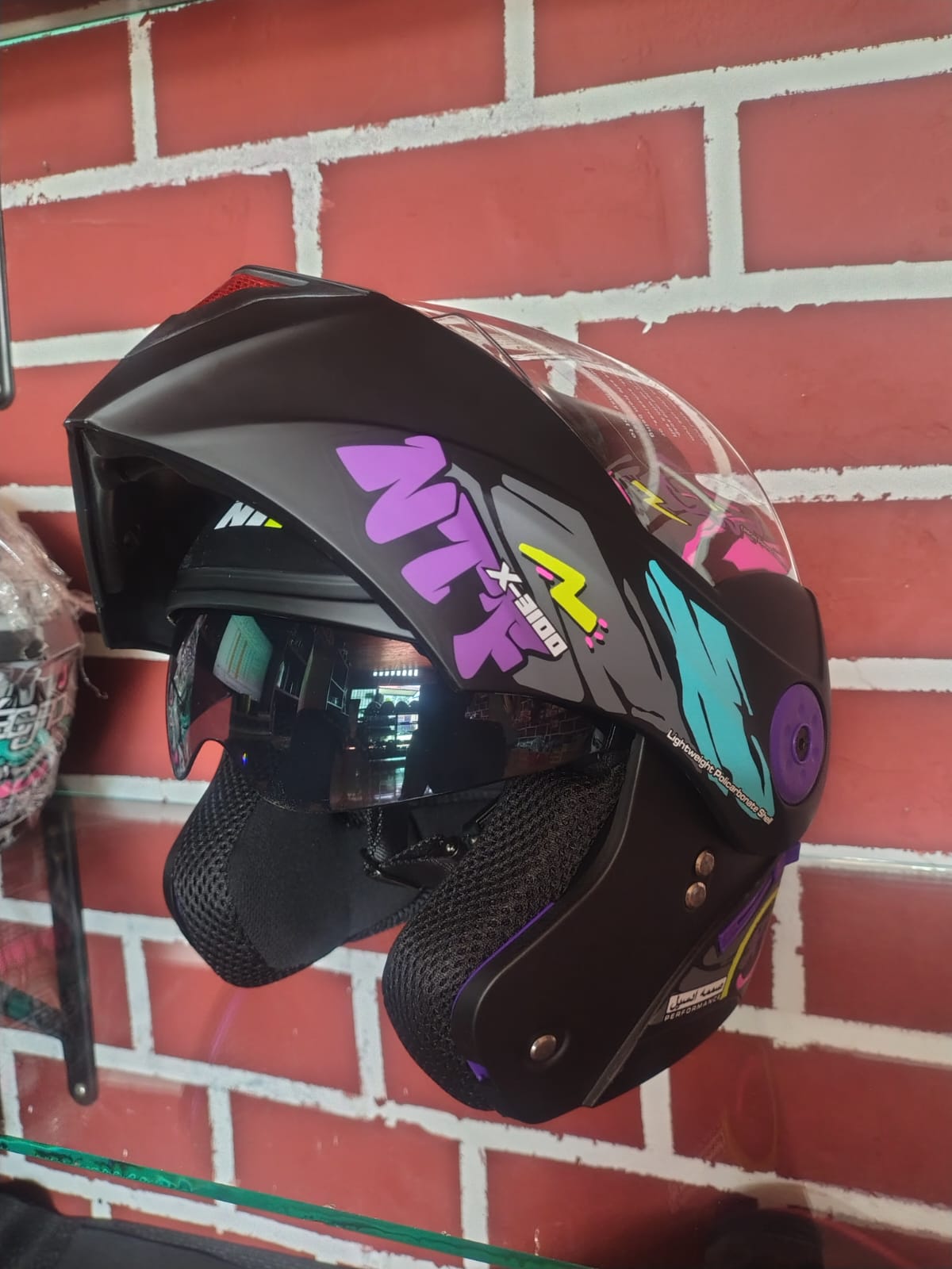 Casco Abatible NTF vista delantera