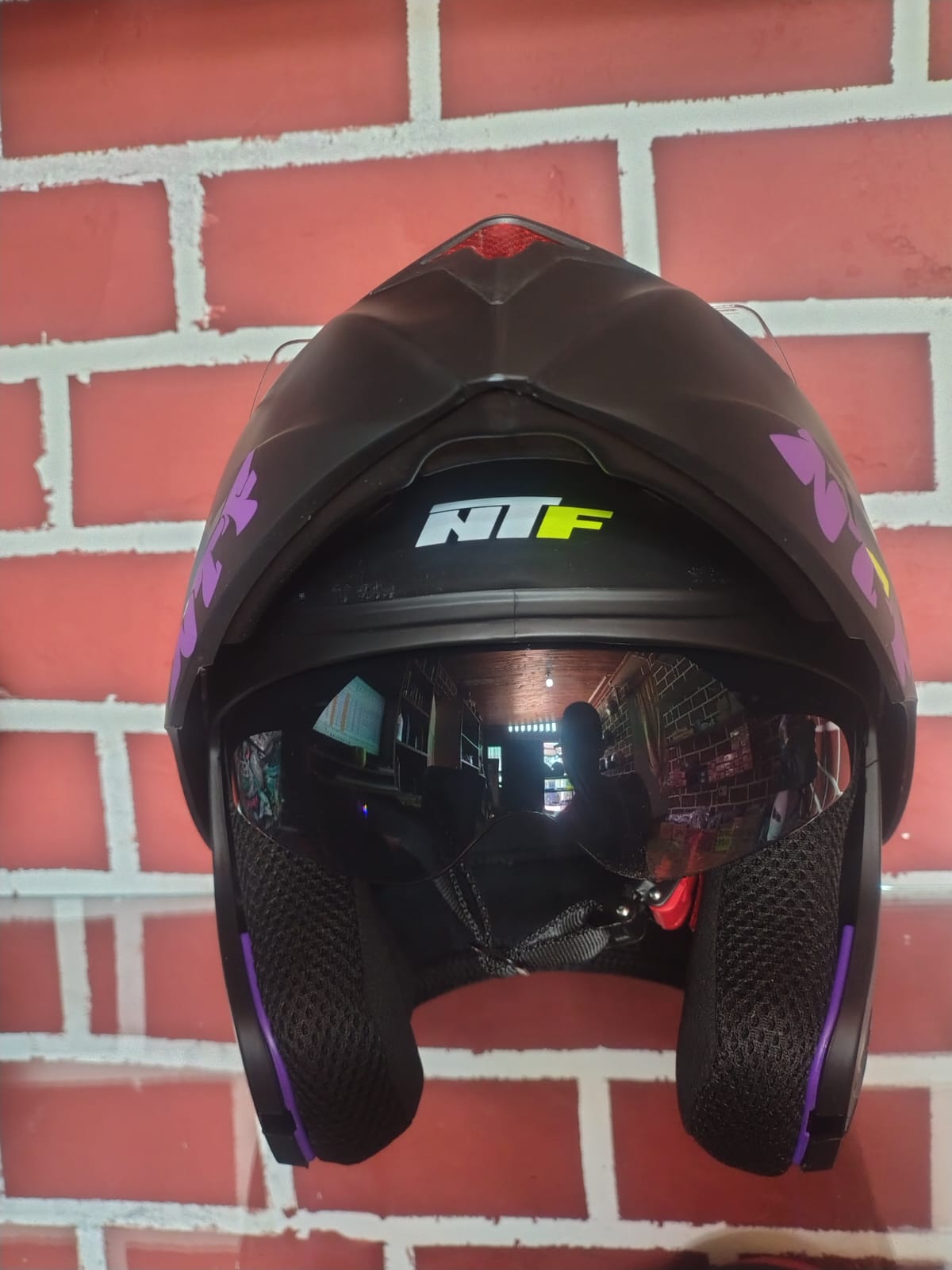 Casco Abatible NTF vista delantera