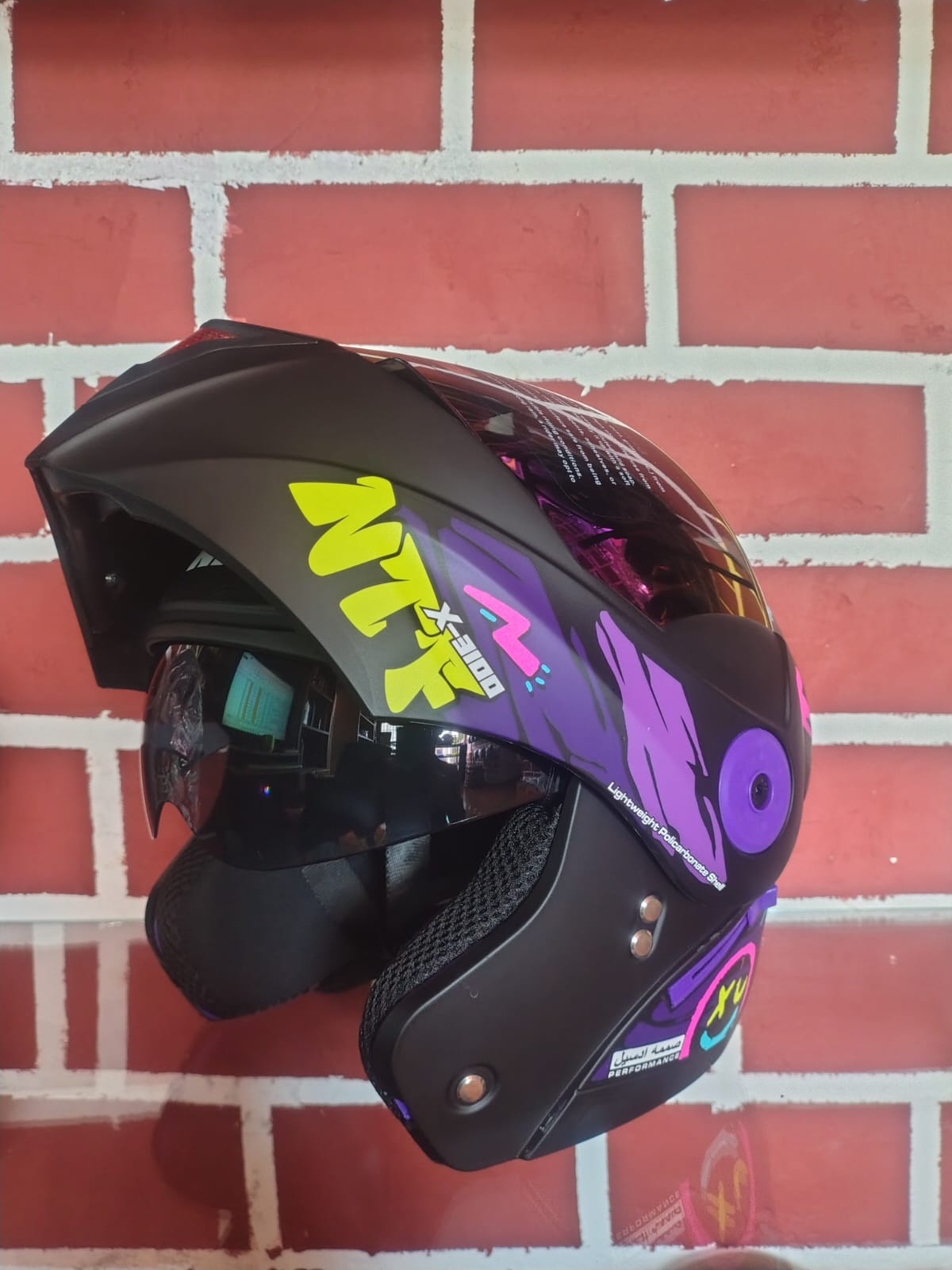 Casco Abatible NTF vista lateral
