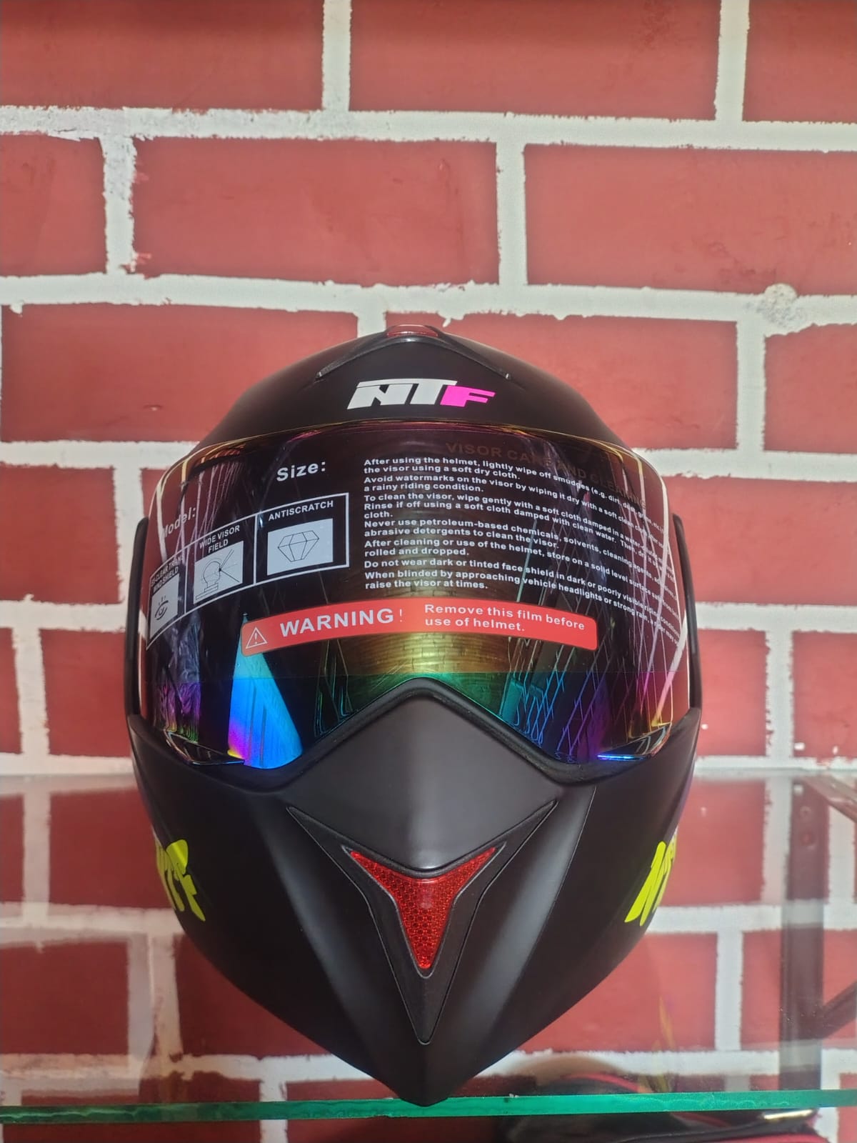 Casco Abatible NTF vista delantera